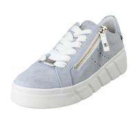 Rieker W2605-12 Pale blue Womens trainers in a Plain Leather in Size 39