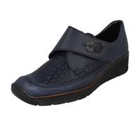 (Blue, UK 6) Rieker Ladies Everyday Casual Shoes 537C0