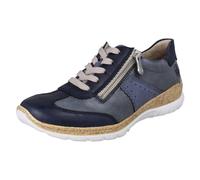 Rieker N4221-14 Blue Womens trainers in a Plain Man-made in Size 39