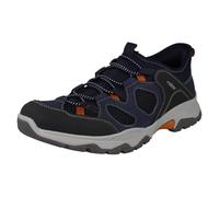 (Blue, UK 7.5) Mens Rieker Ready2Go Casual Slip On Summer Trainers, B8350