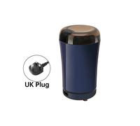 (Blue UK) Electric Coffee Grinder Bean Spice Nut Mill Blender Stainless Steel Kitchen