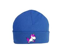 Blue Unicorn Baby Beanie Hat (3-6 Months)