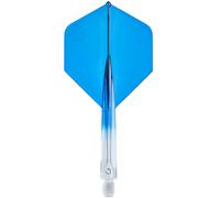 (Blue) Unicorn Forge Integrated Two Tone Dart Flights & Shafts One Piece Design Stable 90 Angle