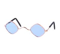 (Blue) Unique Brightly Colored Dog Glasses Cute Design Sunglasses For Fashionable Dogs