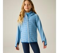Regatta Junior Hybrid Jacket Andreson Lightweight Hooded Stretch Panels 10-11 Years Blue