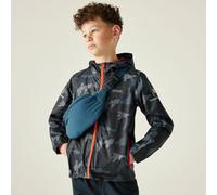 Blue unisex 13 Years Regatta Kids’ Printed Lever II Waterpoof Jacket Blue, Size: 13 Years