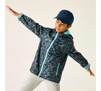 Blue unisex 14 Years Regatta Kids’ Printed Lever II Waterpoof Jacket Blue, Size: 14 Years