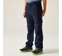 Regatta Kids' Highton Stretch Zip Off Walking Trousers Navy