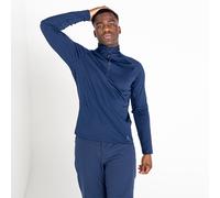 Dare2B Mens Fuser Half Zip Core Stretch Midlayer Sweatshirt, Nightfall Navy, 3XL EU