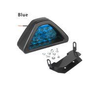 (blue) Universal Brake Signal Lamp F1 Style Triangle Sporty 12LED Rear Fog Light