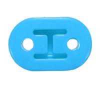 (Blue) Universal Upgraded Bracket Heavy Duty Exhaust Rubber Repair Hanger Support Mount