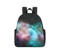 Blue Universe Milky Way Space Galaxy School Backpacks 12.40x5.12x14.17inch Hiking Backpack Multipurpose Casual Backpack for College Business Travel School,Office