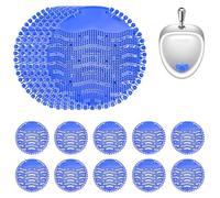 Blue Urinal Screen Splash Pads: YOYIAG 15 Pack Urinal Splash Guards Odour Neutraliser Blue Urinal Screen Splash Pads Restroom Deodorizer, Urinal Mats Pads for School, Hotel, Restaurant