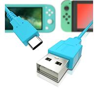 HEATFUN USB C Charger for Nintendo Switch, Fast Charging Cable for Nintendo Switch, MacBook, Pixel C, LG Nexus 5X G5, Nexus 6P/P9 Plus, One Plus 2, Sony XZ and More - Blue (4.92ft)