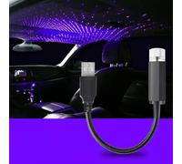 Blue USB Star Projector Night Light,Adjustable Romantic Starry Sky Projector Car Light,Portable Atmosphere Decorative Auto Roof Light for Various Occasions, Home Improvement,Wall Lights Night-Lights
