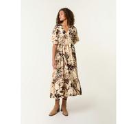 Blue Vanilla Abstract Animal Print Dress - M-L - Brown