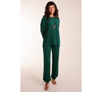 Blue Vanilla Acetate Trousers In Bottle Green Bottle Green