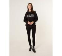 Blue Vanilla Atelier Diamante Sweatshirt - L-XL - Black
