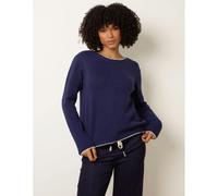 Blue Vanilla Back Bow Jumper - S-M - Navy