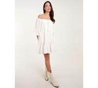 Blue Vanilla Bardot Tunic Dress - M-L - Ivory