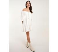 Blue Vanilla Bardot Tunic Dress - S-M - Ivory