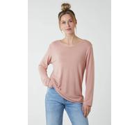 Blue Vanilla Basic Soft V Neck Jumper In Pink Pink