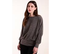 Blue Vanilla Batwing Deep Hem Top In Grey Grey