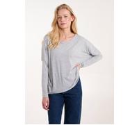 Blue Vanilla Batwing High Low Top In Grey Grey S/M
