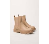 Blue Vanilla Beige Elasticated Side Ankle Boots Beige