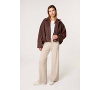 Blue Vanilla Knitted Wide Leg Trousers - M-L - Grey