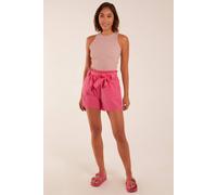 Blue Vanilla Belted Shorts In Pink Pink S