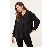 Blue Vanilla Diamante Shirt - One Size - Black