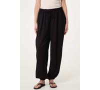 Blue Vanilla Harem Drawstring Waist Trousers - One Size - Black