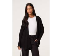Blue Vanilla Women's Black Textured Cardigan Blue Vanilla Black One Size