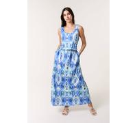 Blue Vanilla Blue Bubble Hem Maxi Dress Blue L/XL