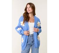 Blue Vanilla Blue Long Sleeve V-Neck Cardigan Blue
