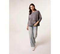 Blue Vanilla Women's Grey Bow Sweatshirt | Size: S/M Blue Vanilla Grey S/M