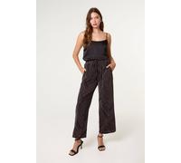 Blue Vanilla Women's Bronze Draw Cord Lurex Trousers | Size: 18-20 Blue Vanilla Bronze 18-20