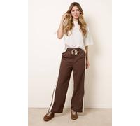 Blue Vanilla Corduroy Side Stripes Trousers - L - Brown