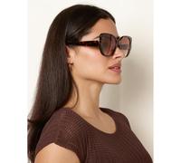 Blue Vanilla Brown Frame Sunglasses - One Size