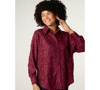 Blue Vanilla Women's Red Burnact Oversized Shirt | Size: S/M Blue Vanilla Red S/M
