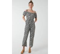 Blue Vanilla Cami Strap Bardot Daisy Jumpsuit In Black Black S