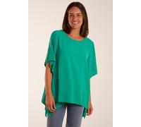 Blue Vanilla Chain Detail Short Sleeve Blouse In Green Green S/M