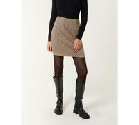 Blue Vanilla Check Mini Skirt - Brown - XL