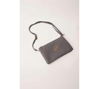 Blue Vanilla Women's Clutch Pouch With Strap in Dark Grey Blue Vanilla Dark Grey One Size