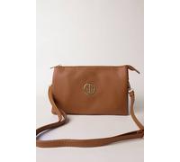 Blue Vanilla Clutch With Detachable Strap In Light Tan Light Tan One Size