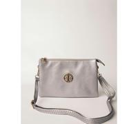 Blue Vanilla Women's Clutch With Detachable Strap in Silver Blue Vanilla Silver One Size