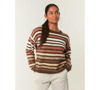 Blue Vanilla Colourful Jumper With Stripes - S-M - Brown
