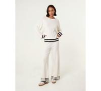 Blue Vanilla Contrast Colour Co-ord -Set - UK 10-12 - Ivory