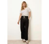 Blue Vanilla Corduroy Side Stripes Trousers - M - Black